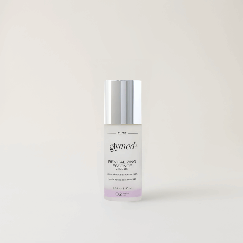 Experience unmatched hydration and rejuvenation with the Revitalizing Essence with NAD+, a revolutionary formulation designed to revitalize and replenish the moisture in your skin at the cellular level.